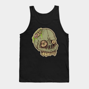 Zombie head Tank Top